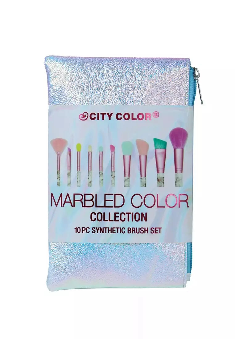 City Color 10pc Marbled Color Collection
