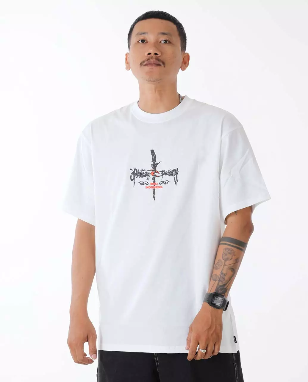 Rip Curl Men Bali 25 Barong Tee - Bone