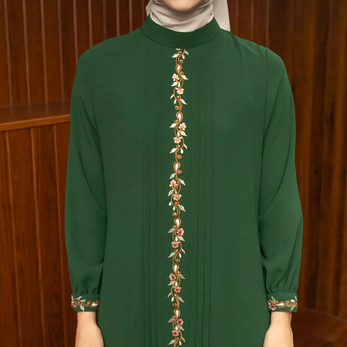 EPC Gamis Keira - Hunter Green - Embroidery Collection