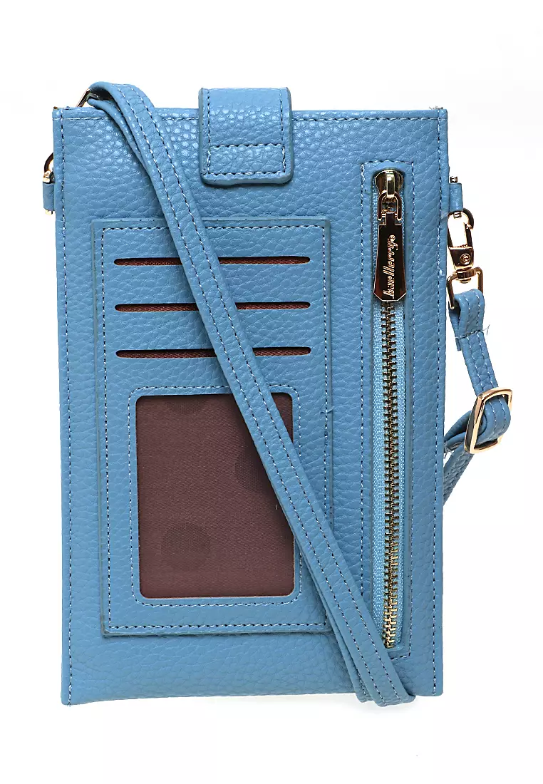 Tas Selempang Wanita Sling Bag Mini Design Dompet Tipis Multifungsi Material Leather Kulit ORIGINAL