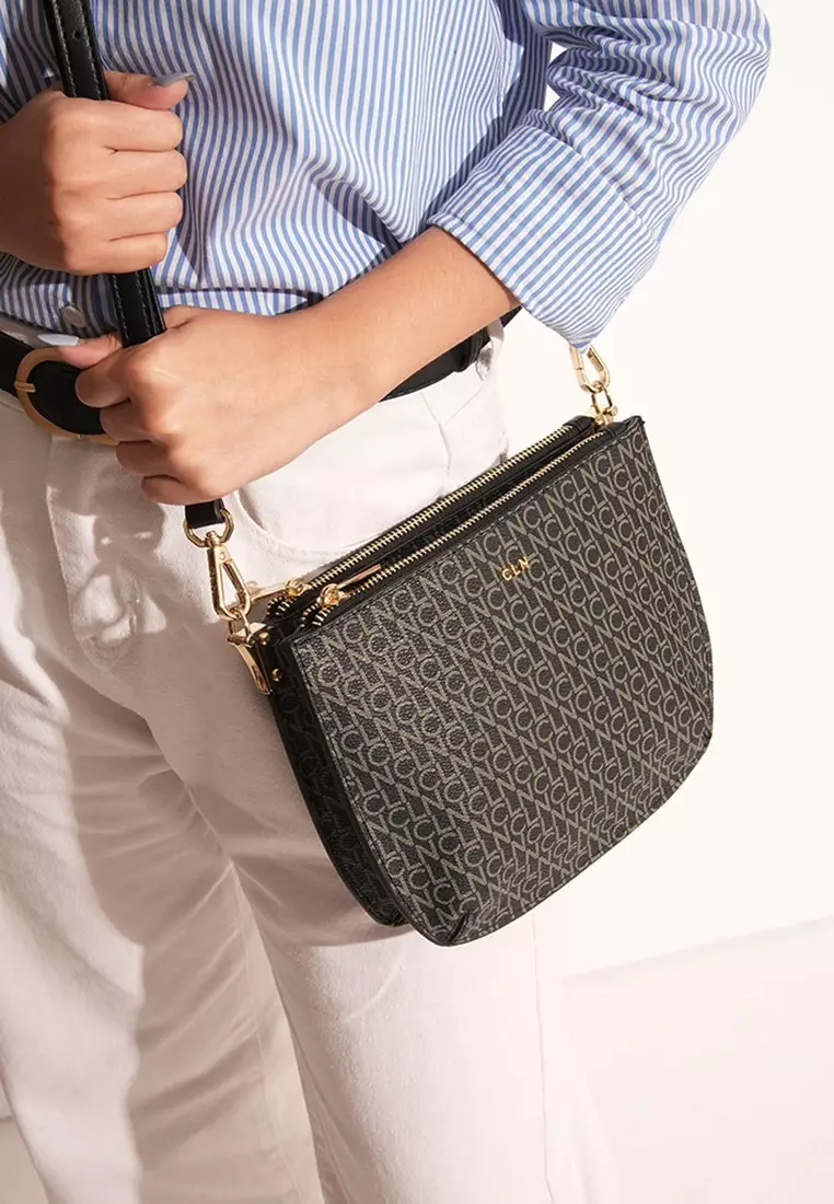 Helah Crossbody Bag (Classic Monogram)