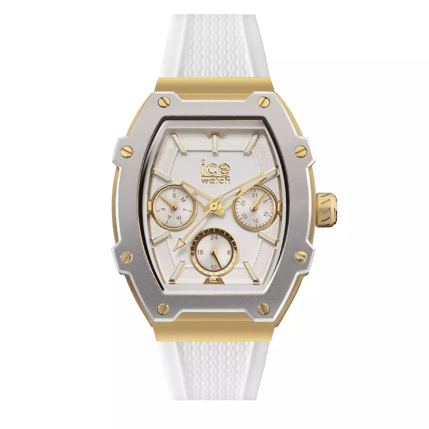 Jam Tangan Wanita Ice Watch ICE Boliday - White Gold 40mm [022871]