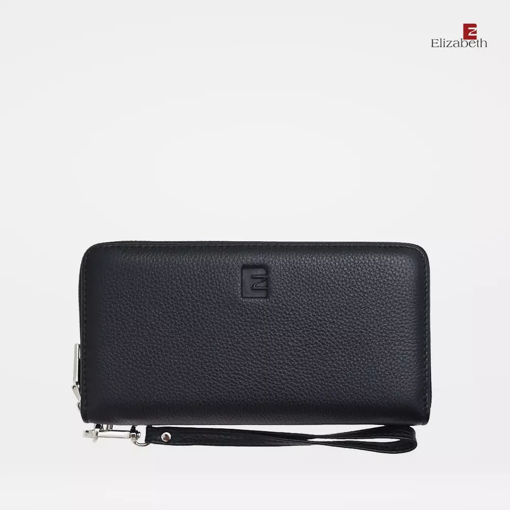 Dompet Wanita Elizabeth Genuine Leather Wallet 0724-0108 Black