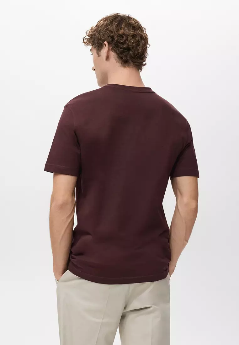 100% Cotton Slim-Fit V-Neck T-Shirt