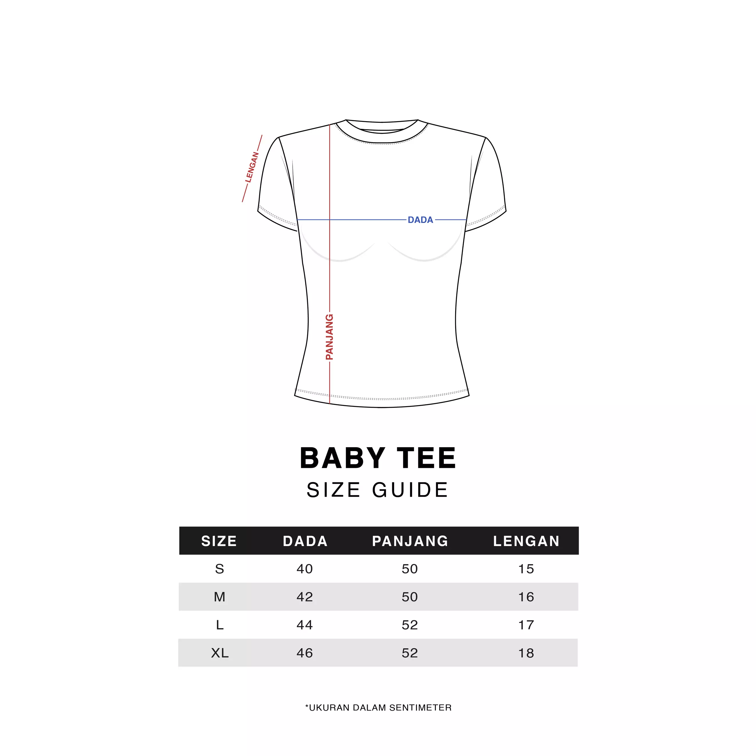 Kaos Wanita Baby Tee Moly Green