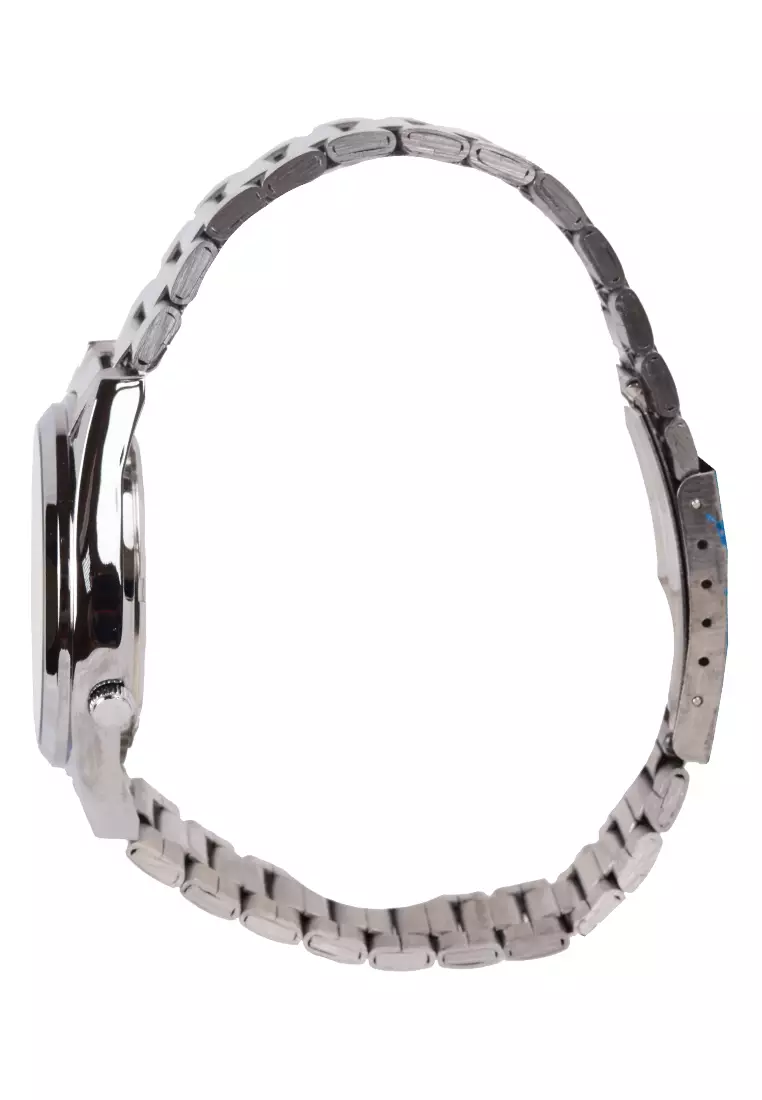 Viral Jam Tangan Analog Pria - Silver Case Black Dial - VR025