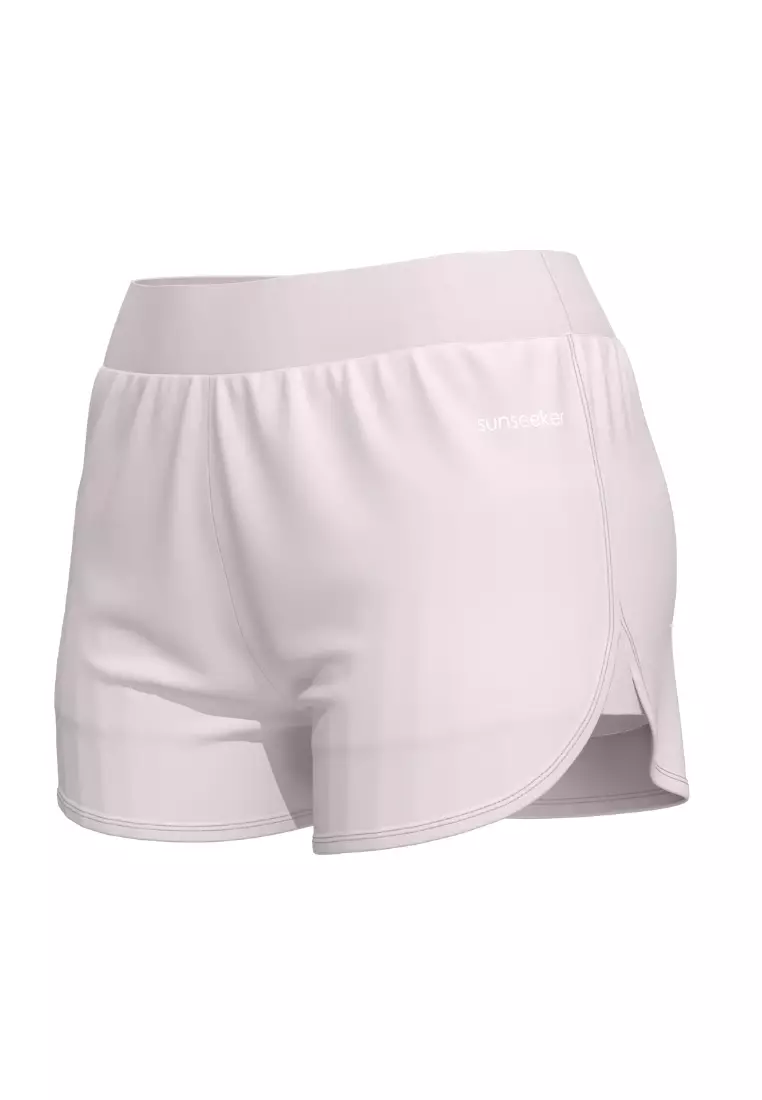 Supplementary Ladies Baby Pink UV Beach Shorts