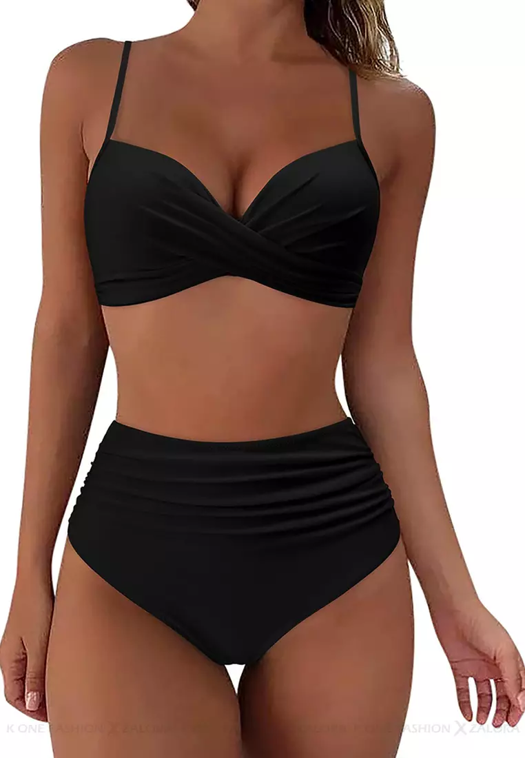 (2pcs)Sexy Suspender Bikini Swimsuit