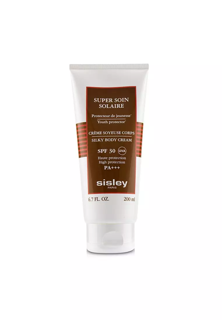 Sisley - Super Soin Solaire Silky Body Cream Spf 30 Uva High Protection 168105 200ml/6.7oz
