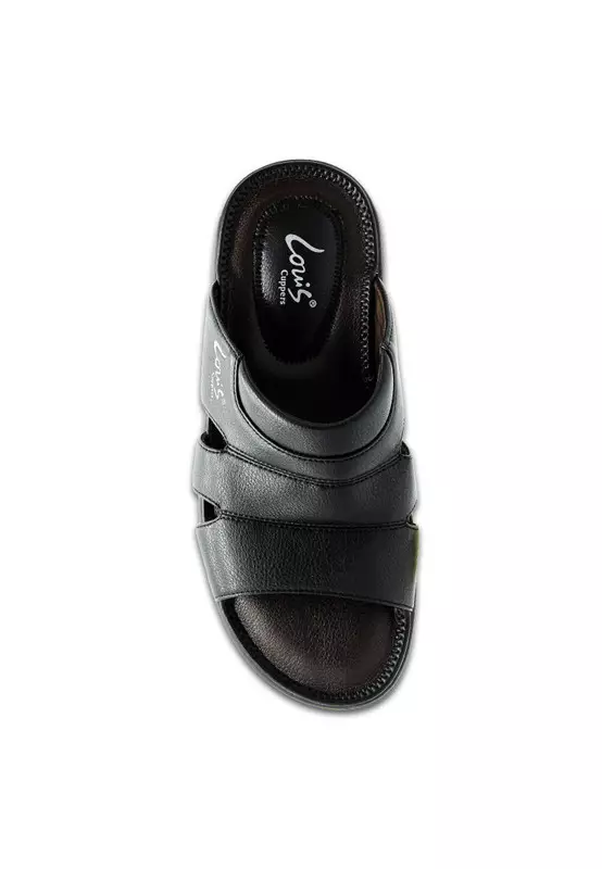 Slip On Faux Leather Classic Casual Sandals