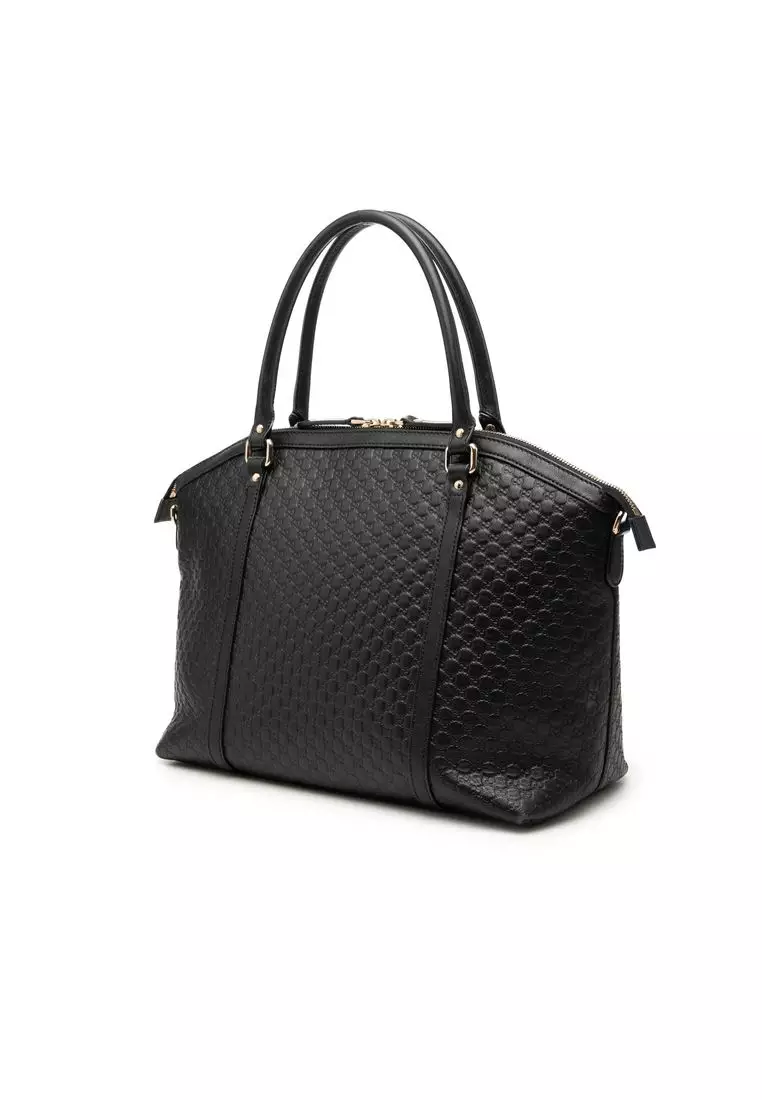 Pre-Loved Gucci Large Microguccissima Dome Satchel