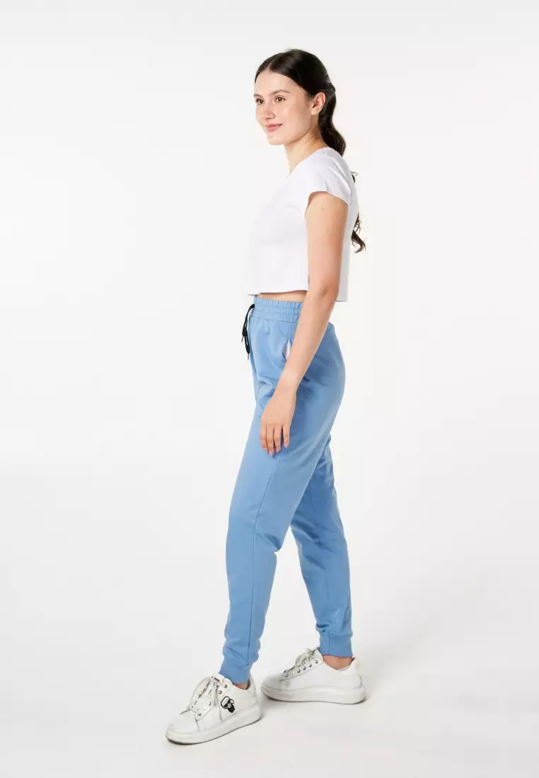 Lee Vierra Basic Sport Jogger, Celana Jogger Wanita - Blue