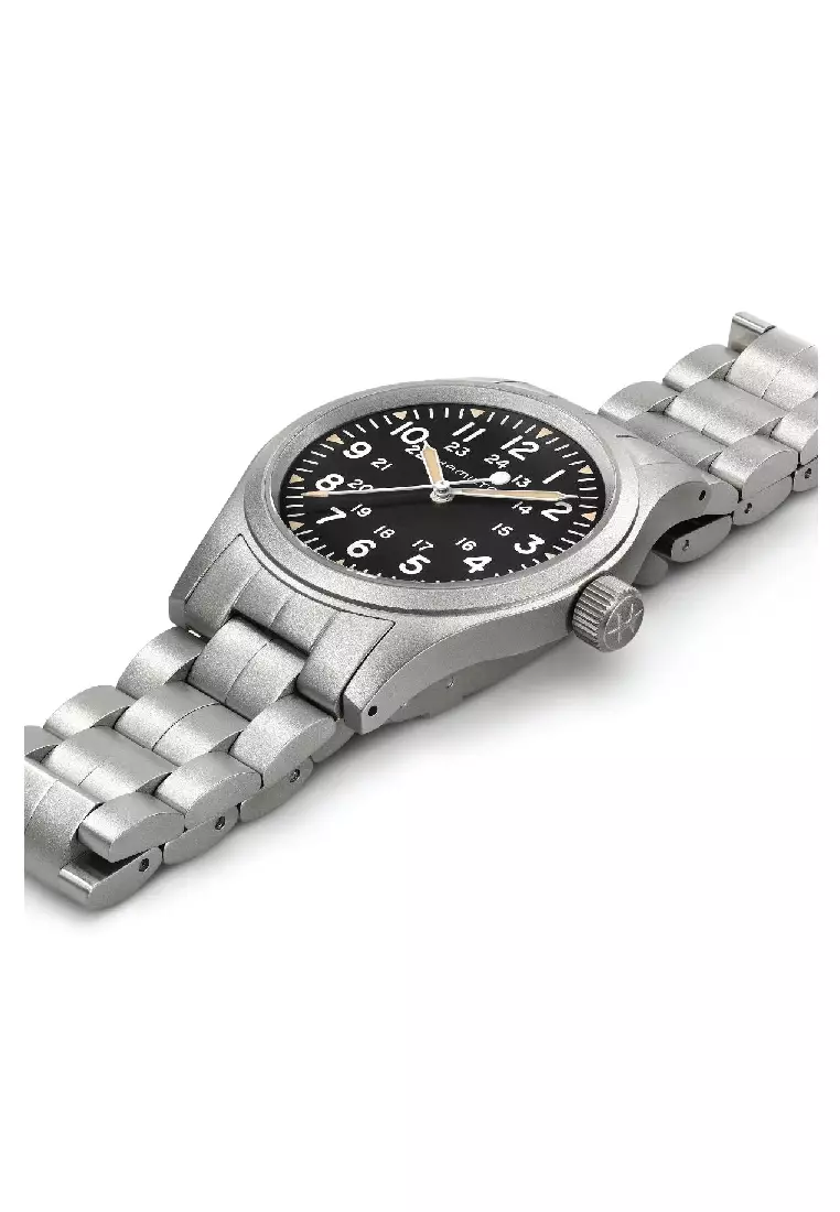 stainless steel hamilton 38mm mechanical