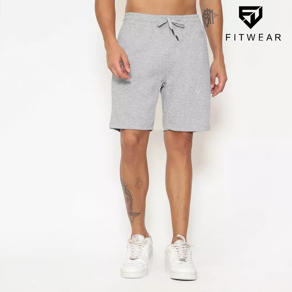 Fitwear - Celana Pendek Olahraga Pria JAYDEN BASIC SHORT - GRAY