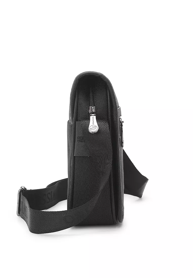 Men's Sling Bag / Crossbody Bag (Tas Selempang Pria) - Hitam