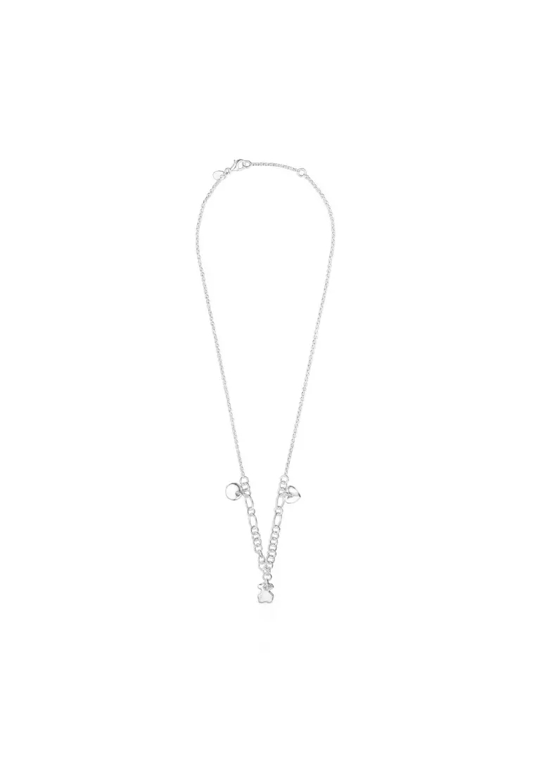 線上選購TOUS TOUS Luah Motif Silver Necklace | ZALORA 台灣