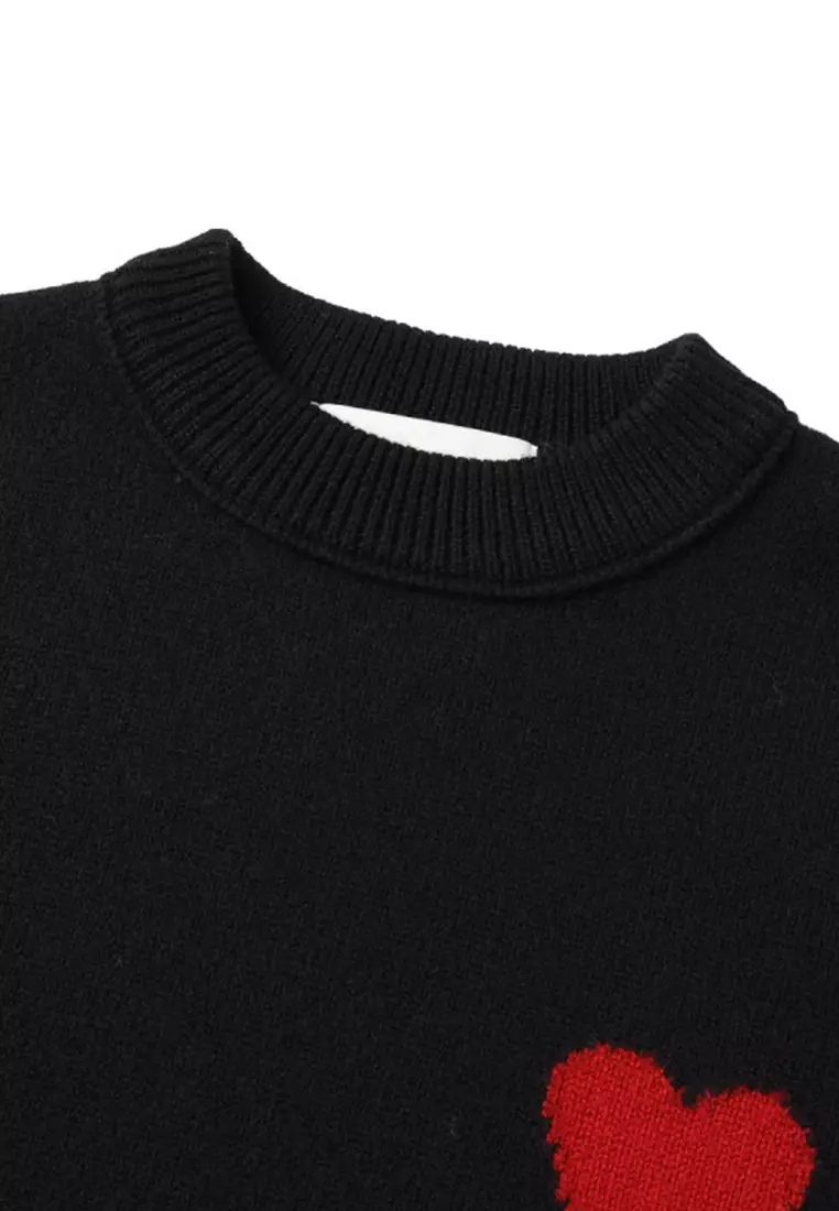 Women's Sweater in Black H25UKS838018