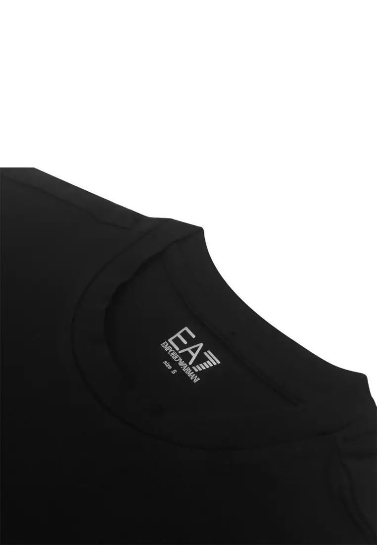 Men's Long Sleeve T-Shirt In Black 8NPT28 PJVQZ