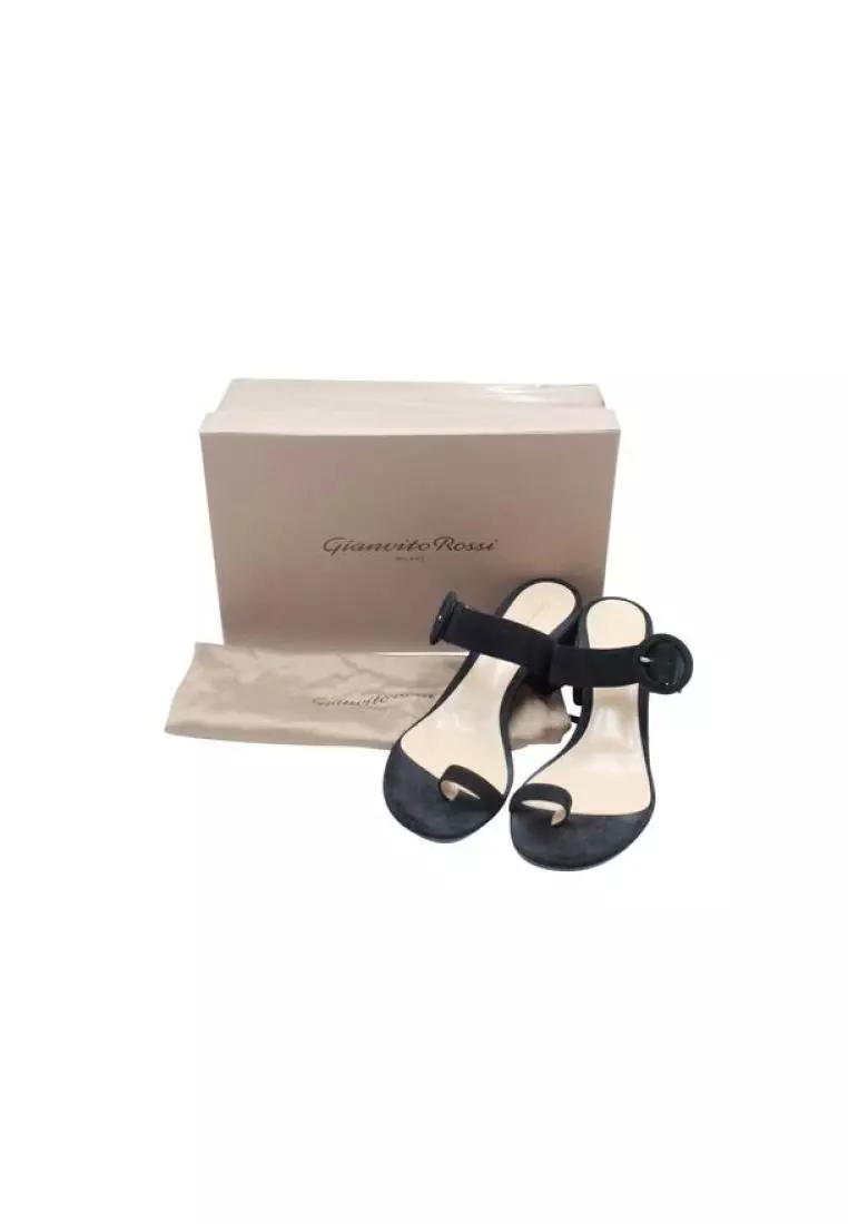 Gianvito rossi online black sandals