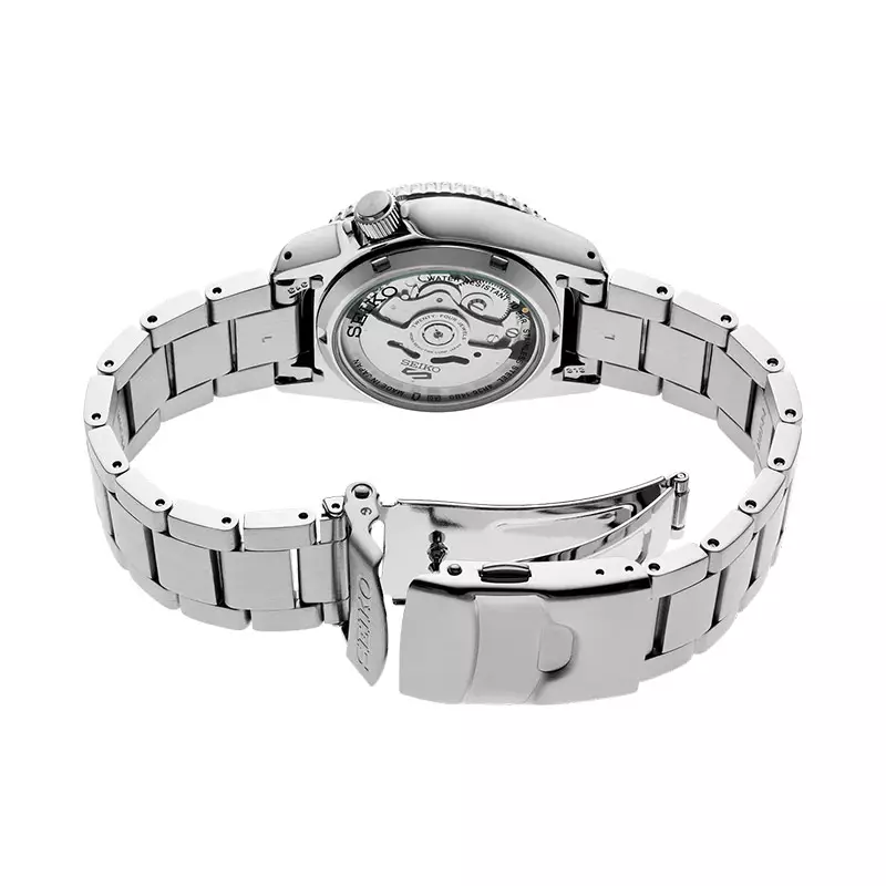 Jam Tangan Pria Seiko 5 Sports SRPK29K1 5KX Midi SKX Sports Style Black Dial Stainless Steel Strap