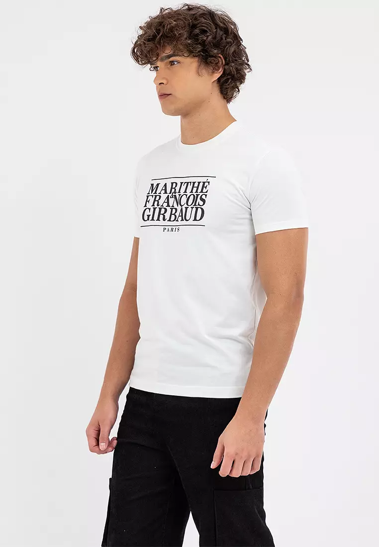 Men's OG Tape Print Tee White