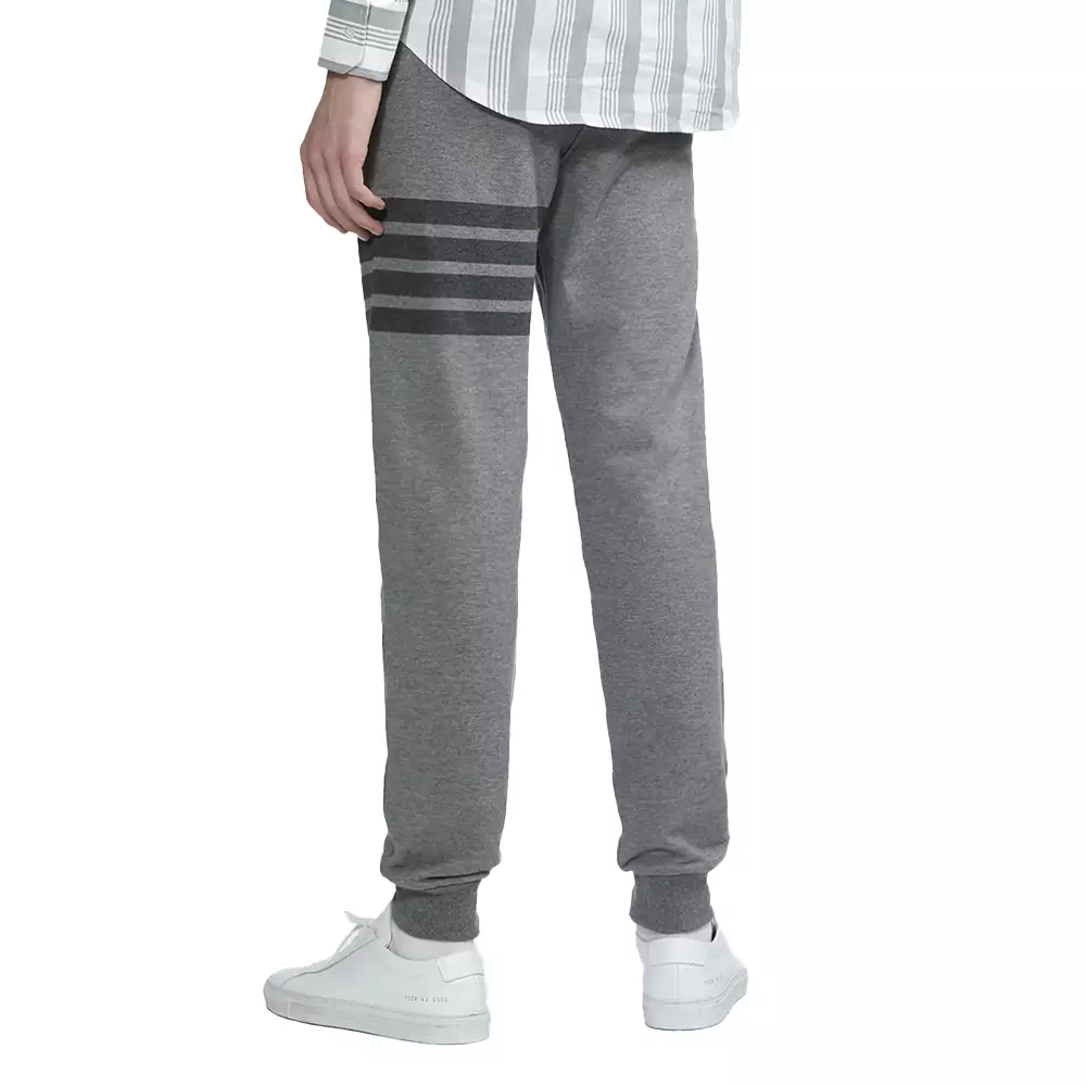 4-Bar Classic Loopback Sweatpants Medium Grey
