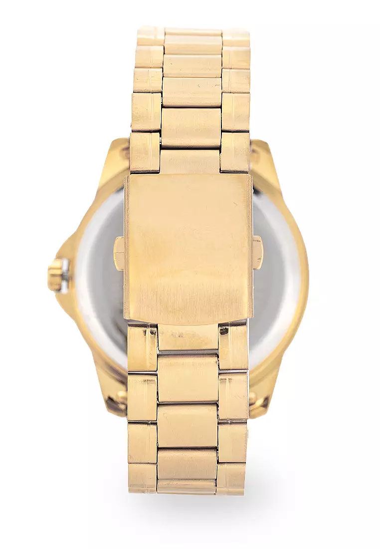 Analog Watch 20122501-Gold-Black Dial