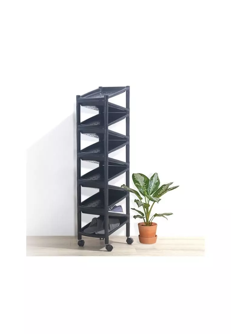 Buy Algo Zig Zag Shoe Rack 11 Tier "Single" 2024 Online ZALORA
