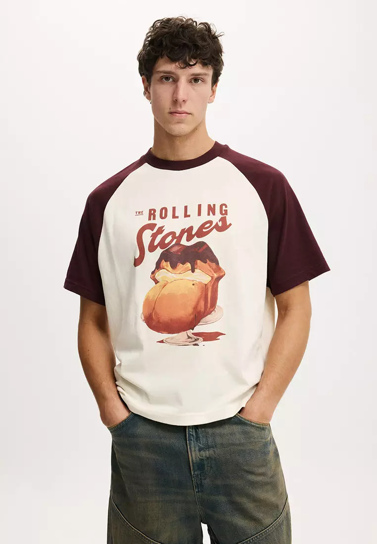 Cropped Fit Music T-Shirt