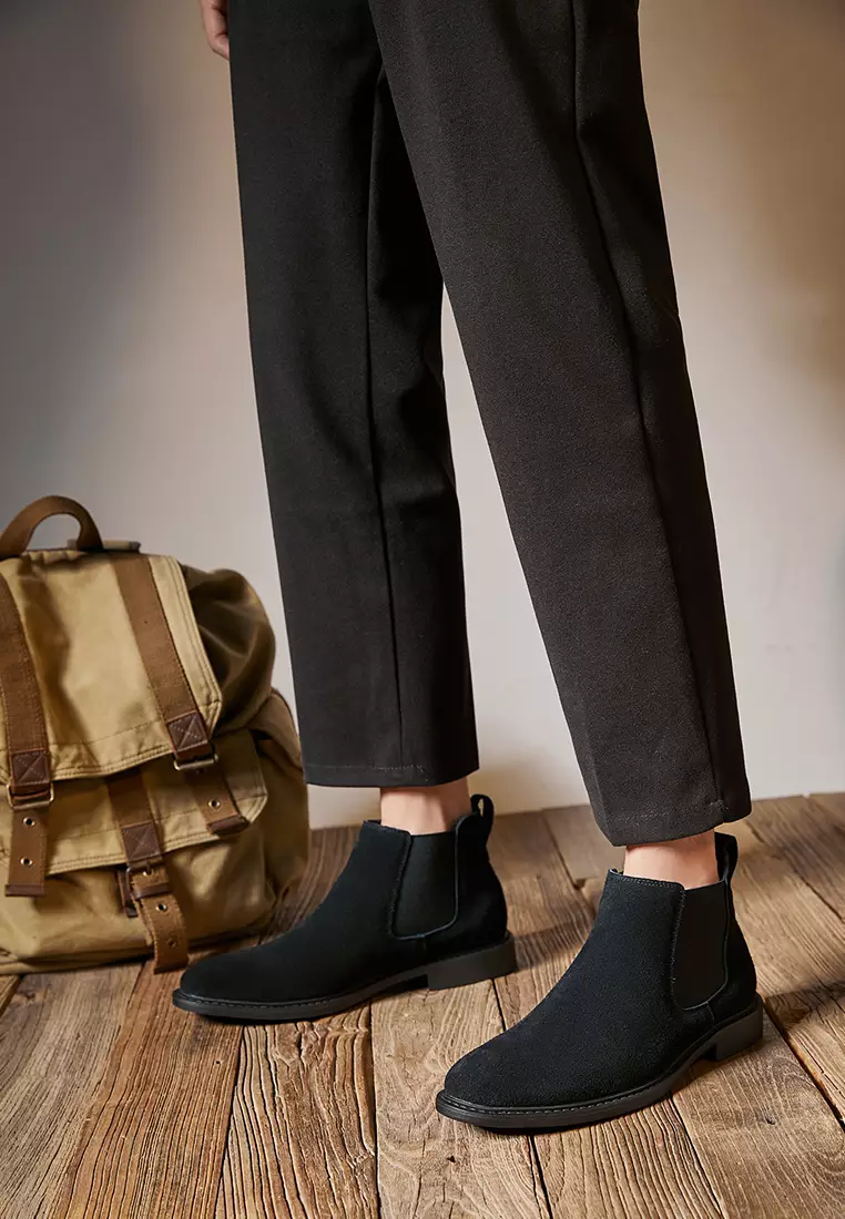 Cow Suede Chelsea Boot KB2298M