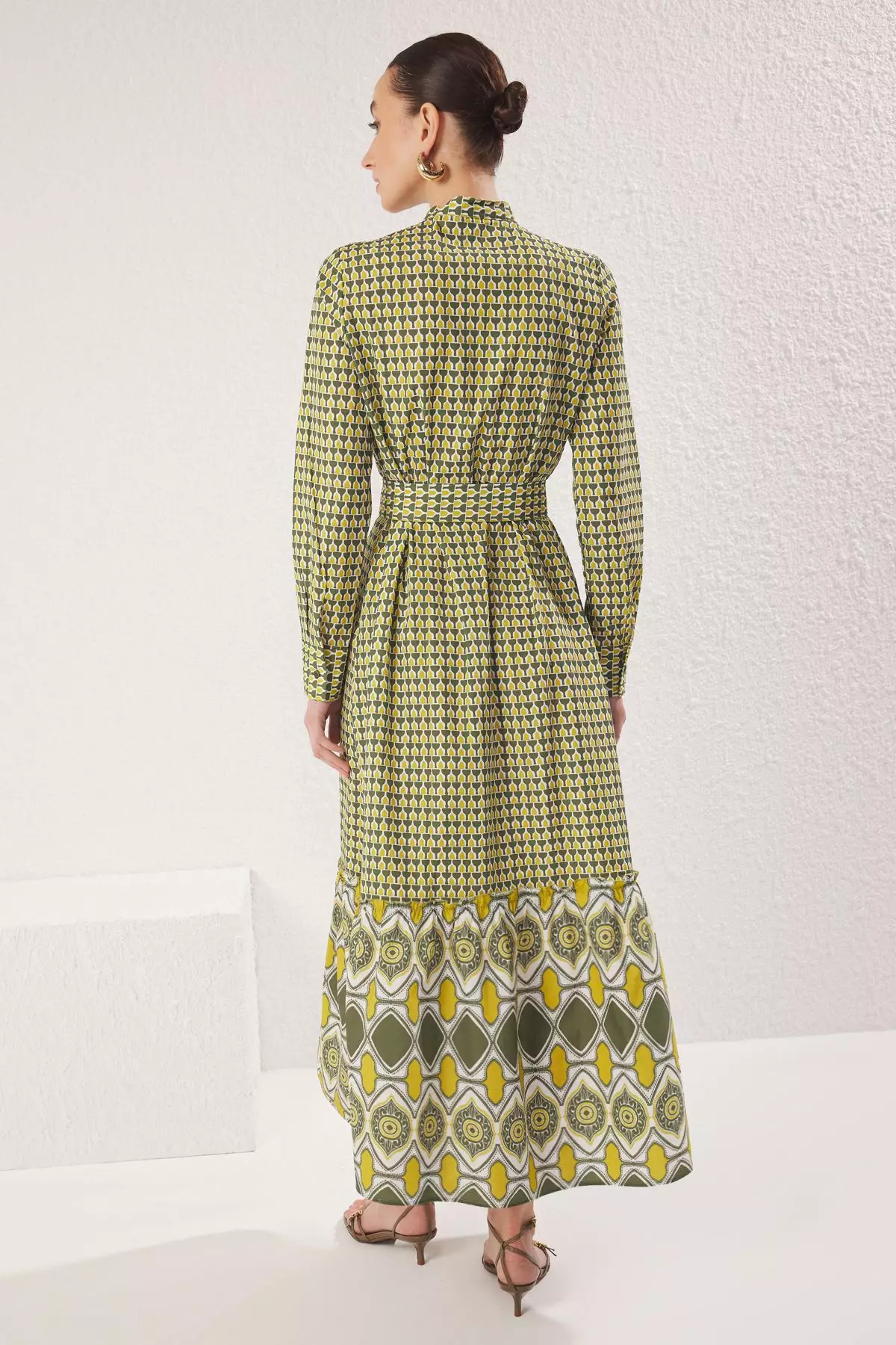 Patterned Woven Dress