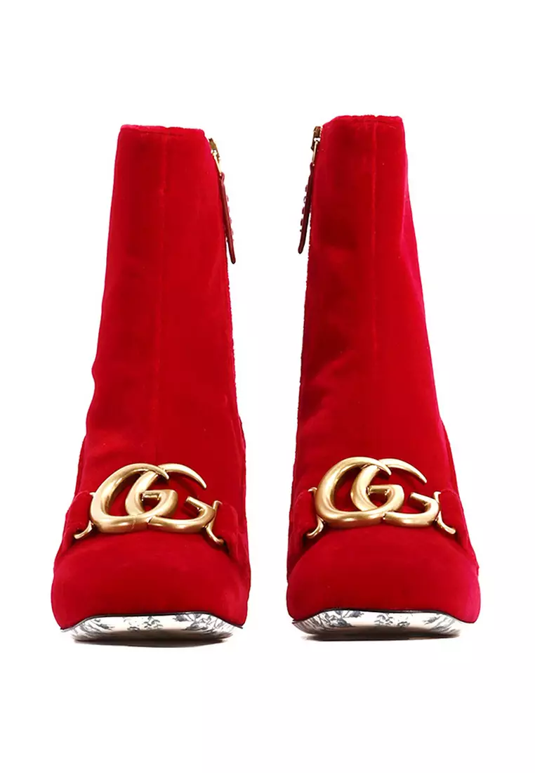 Gucci hotsell boots red