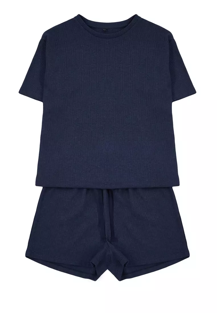 Waffle Knit Pyjamas Set