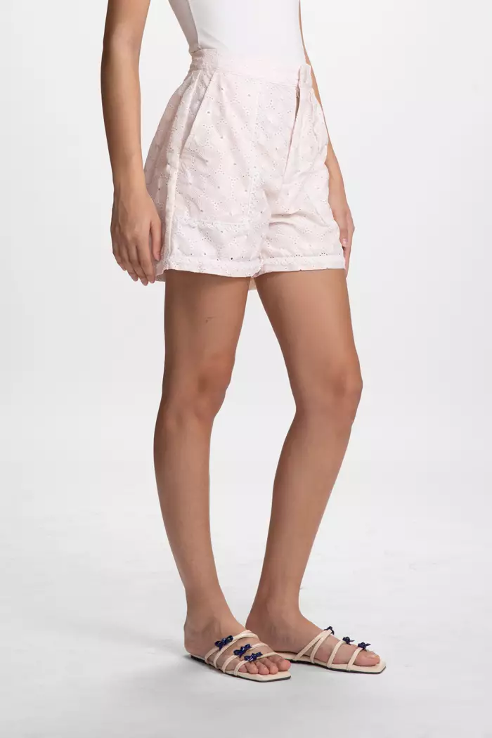 COTTONINK - Bawahan Celana Pendek Wanita Blush Pink Sorsa #ResortCollection