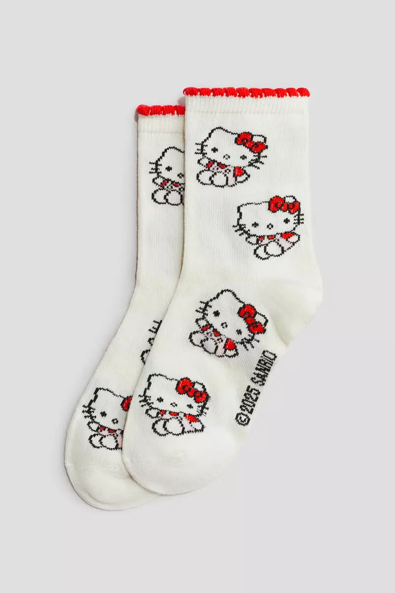 5-pack motif-detail socks