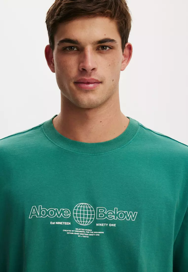 Box Fit Text T-Shirt