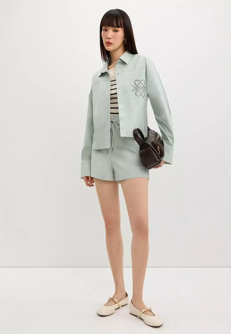 Embroidered Pocket Shirt