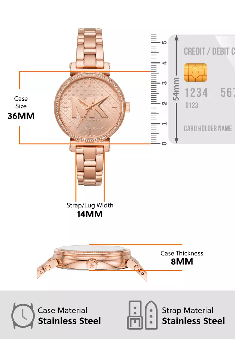 Buy MICHAEL KORS Sofie Watch MK4335 in rose gold 2024 Online