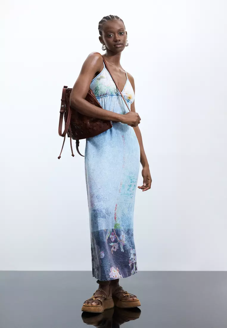 Jual Desigual Long denim dress Original 2026