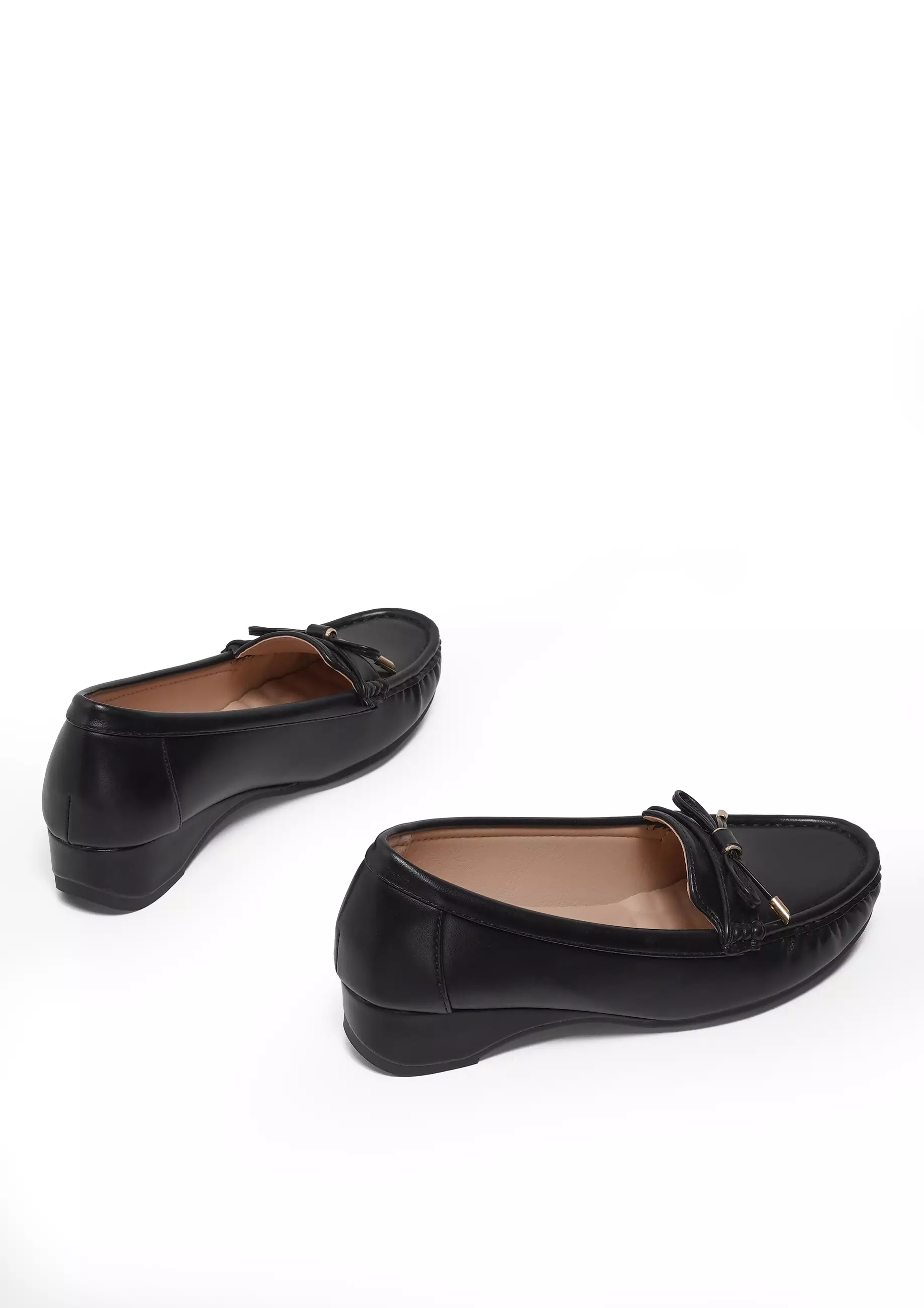 VIVI NICI - Julia Sepatu Kerja Wanita Hak 5 Cm Black Solid