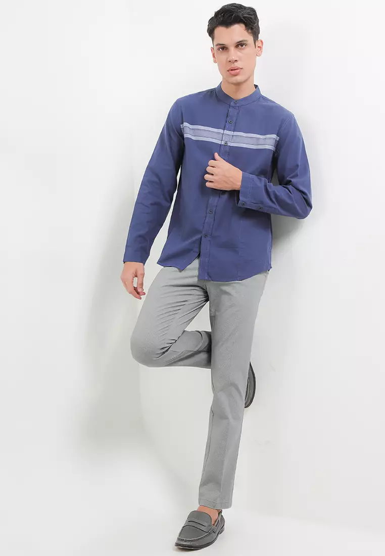 Cj Kemeja Koko Lengan Panjang