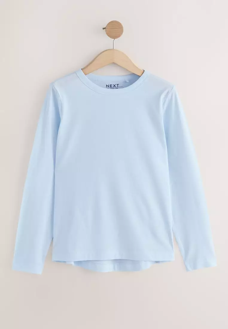 100% Cotton Long Sleeve T-Shirts 5 Pack