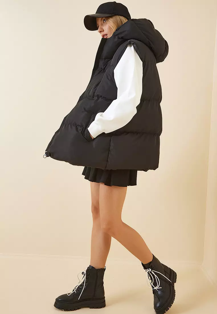 Hooded Oversized Inflatable Vest