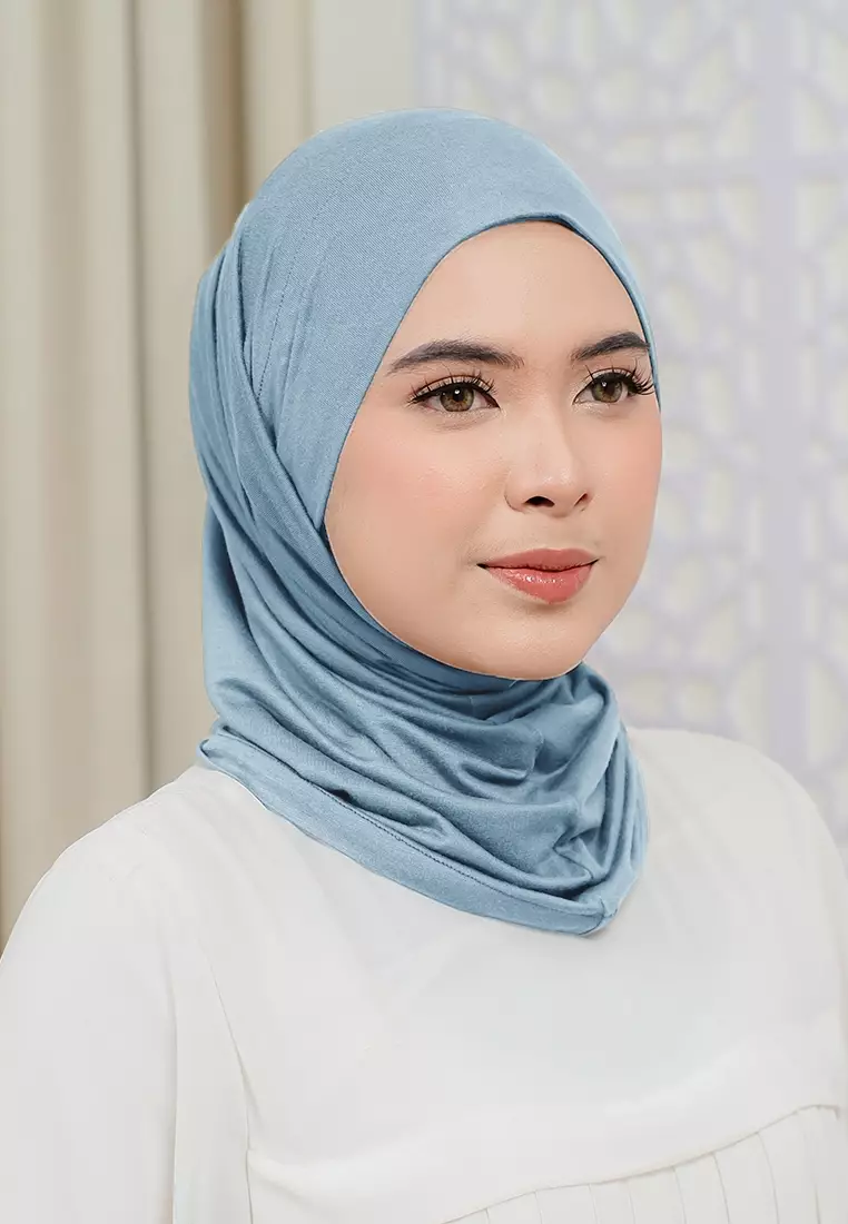 HIJAB INSTAN LUMA - BABY BLUE