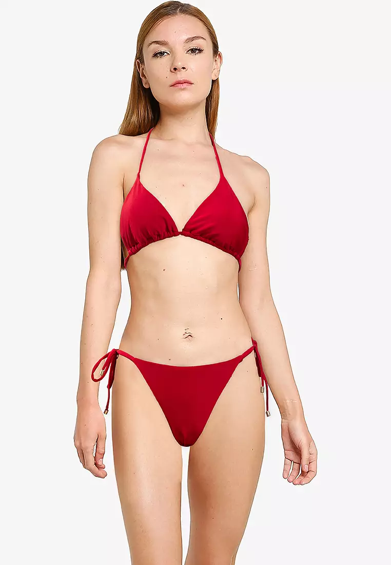 String Triangle Bikini Top