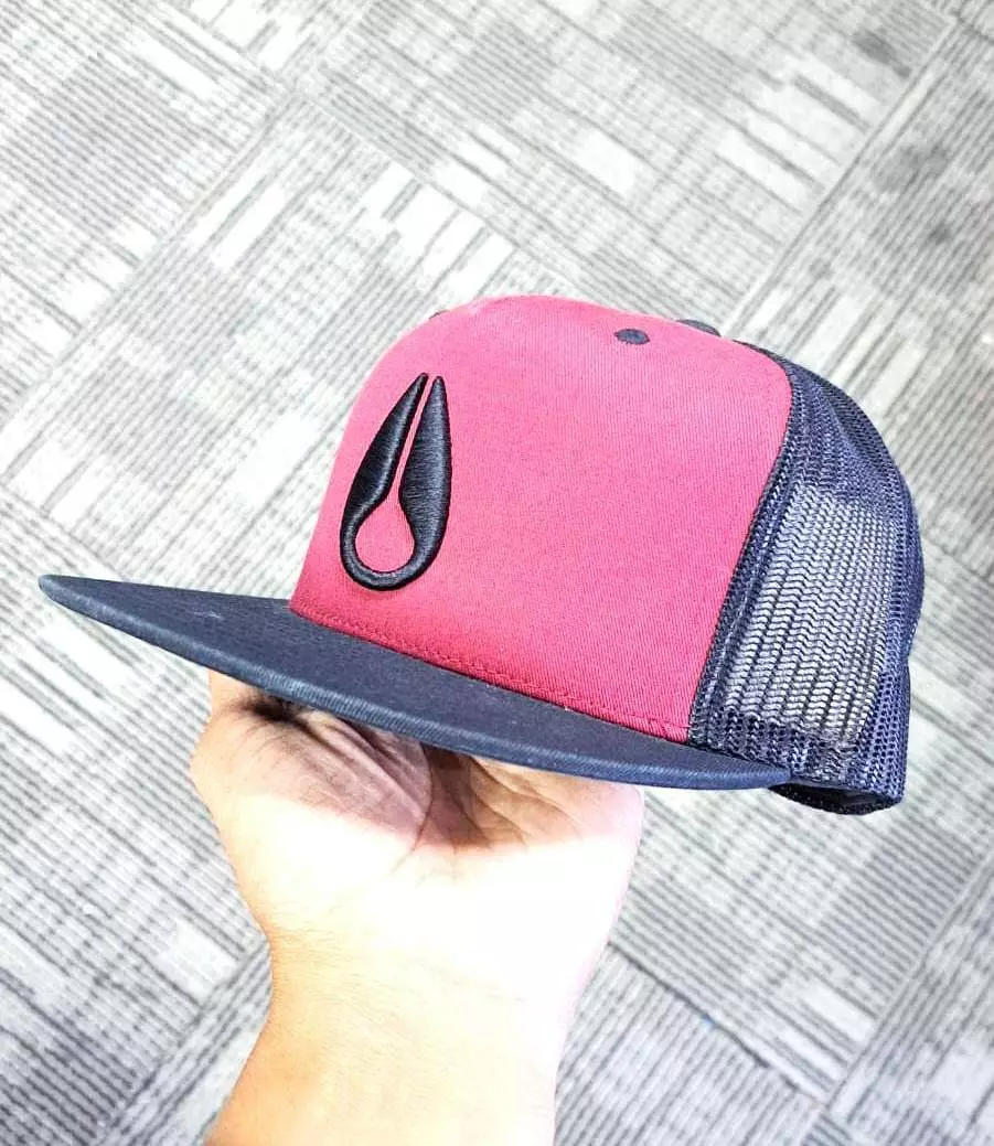 NIXON HAT-DEEP DOWN TRUCKER HAT RED/BLACK-C1996209