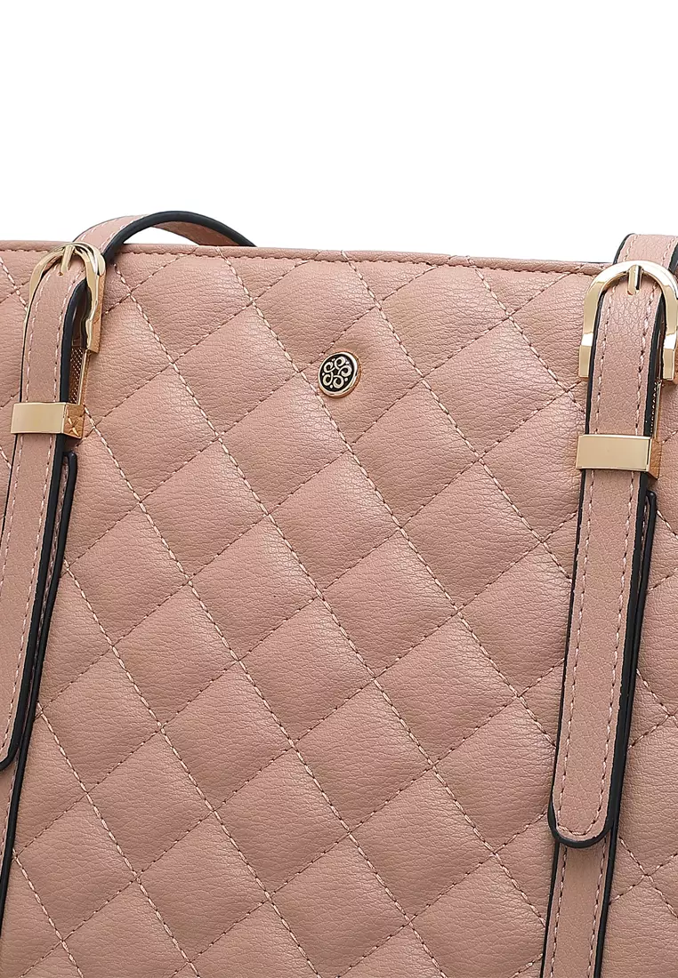 Women's Tote Bag - (女士托特包 ) - 粉色