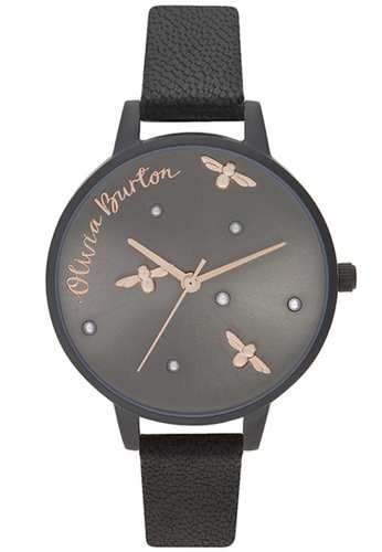 Buy Olivia Burton Olivia Burton Pearly Queen Black Women S Watch Ob16pq02 Online On Zalora Singapore