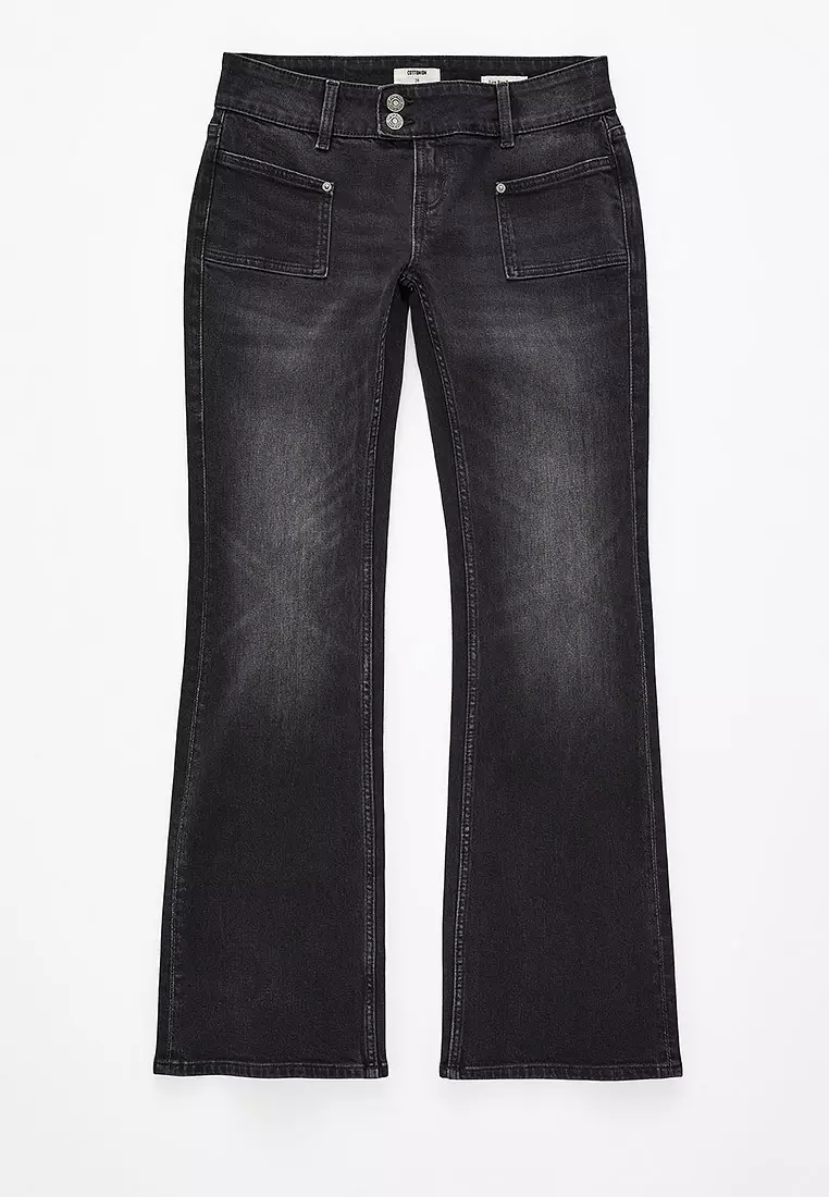 Low Rise Bootcut Jeans