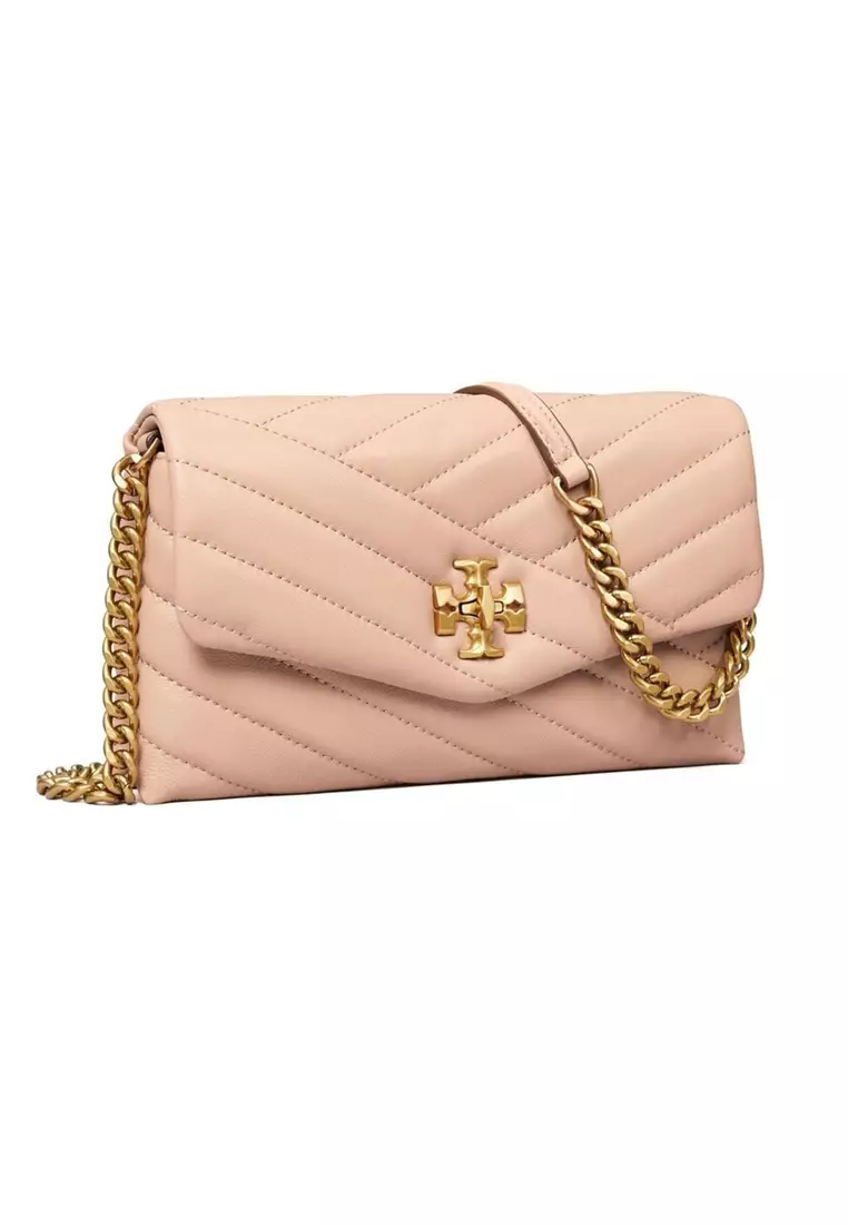 Tory burch kira chevron wallet on chain 2025